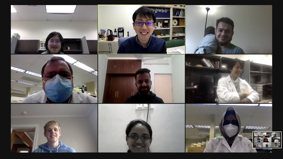 Kawashima Lab Zoom meeting (12.8.2020)